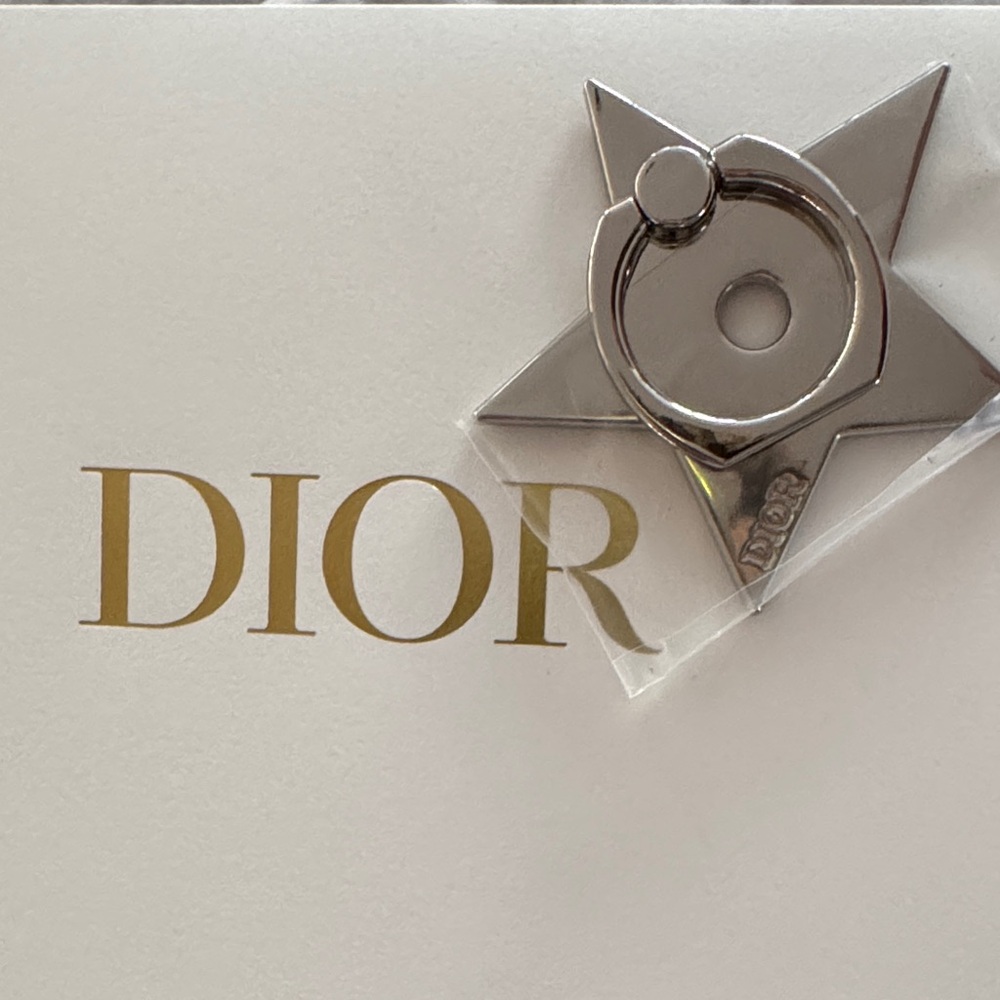 Dior Silver Star Ring Phone Grip